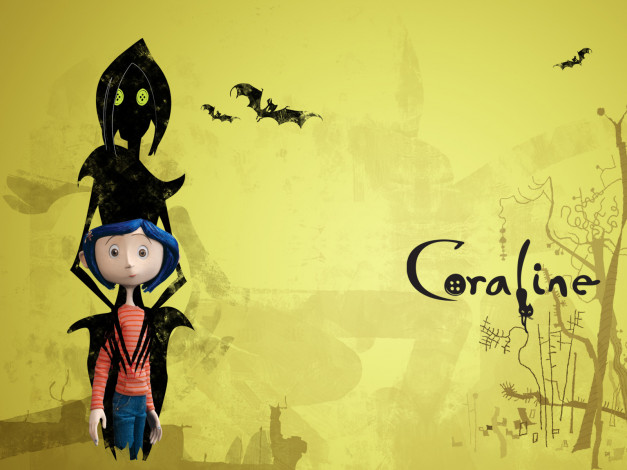 Обои картинки фото мультфильмы, coraline