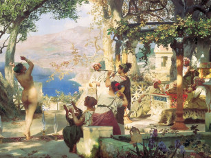 обоя генрих, семирадский, рисованные