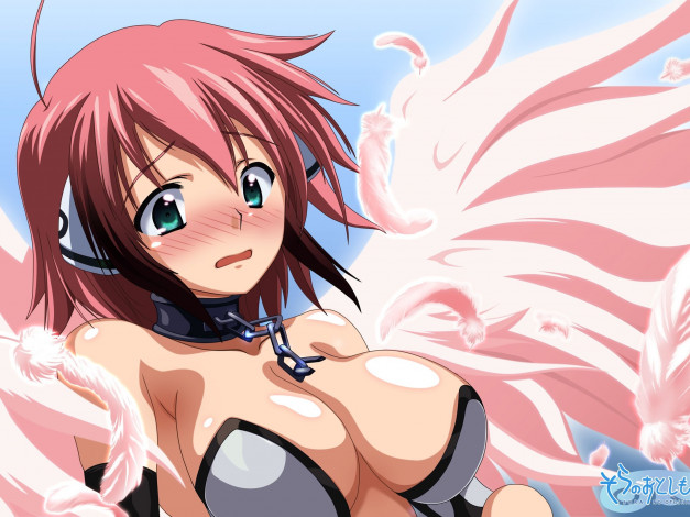 Обои картинки фото аниме, sora, no, otoshimono