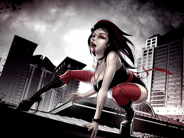 Обои картинки фото фэнтези, вампиры