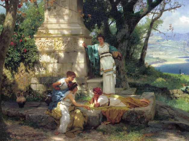 Обои картинки фото генрих, семирадский, рисованные