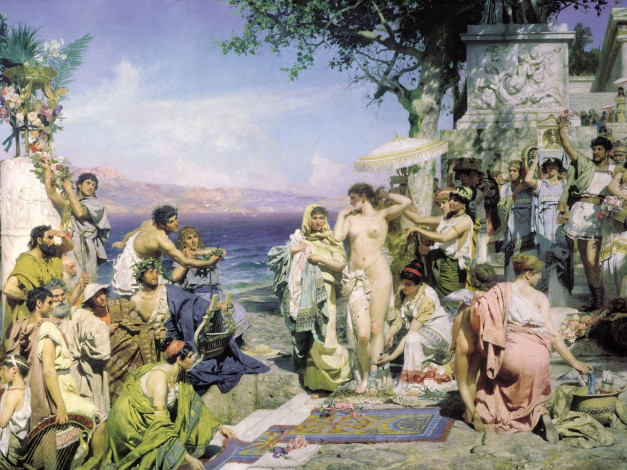 Обои картинки фото генрих, семирадский, рисованные