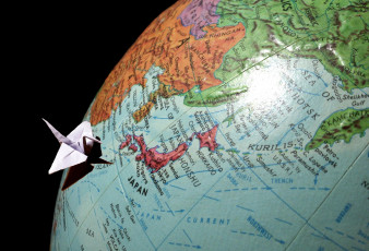 Картинка разное глобусы карты Япония журавлик глобус