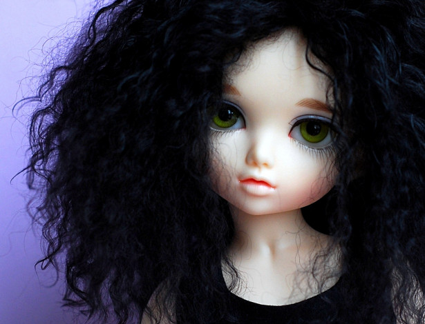 Обои картинки фото разное, игрушки, кукла, волосы