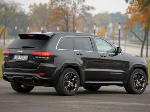 Картинка автомобили jeep темный eu-spec srt cherokee grand