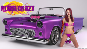 Картинка автомобили 3д девушка автомобиль