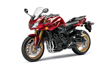 Картинка мотоциклы yamaha красный 2010 fz1
