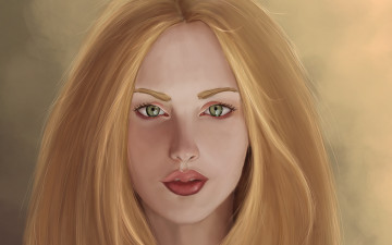 Картинка рисованные люди девушка лицо волосы