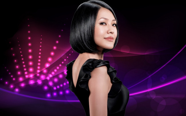 Обои картинки фото dee hsu, девушки, улыбка