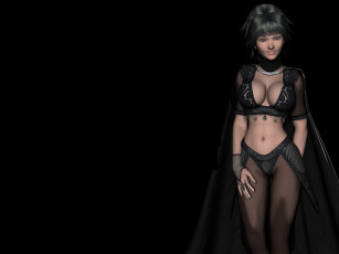 Картинка 3д+графика люди+ people девушка взгляд фон