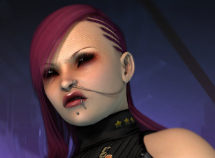 Картинка 3д+графика люди+ people фон взгляд девушка