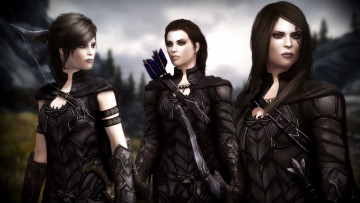 Картинка 3д+графика фантазия+ fantasy оружие фон девушки взгляд