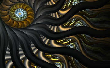 Картинка 3д+графика фракталы+ fractal цвета узор фон