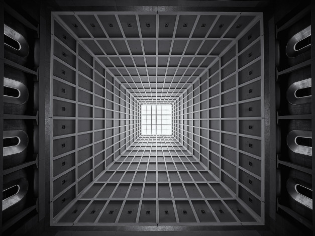 Обои картинки фото 3д графика, абстракция , abstract, dean, mullin, hypnotic, ceiling, shanghai