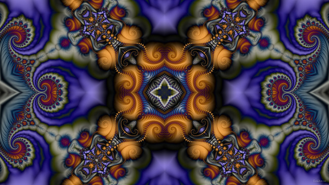 Обои картинки фото 3д графика, фракталы , fractal, узор, фон, цвета