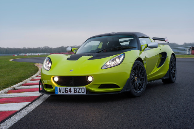 Обои картинки фото автомобили, lotus, s, cup, elise, зеленый, 2014г