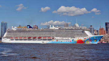 Картинка norwegian+breakaway корабли лайнеры круизный лайнер