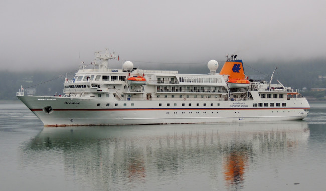 Обои картинки фото ms bremen, корабли, лайнеры, круизный, лайнер