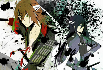 Картинка аниме hakuouki shinsengumi kitan