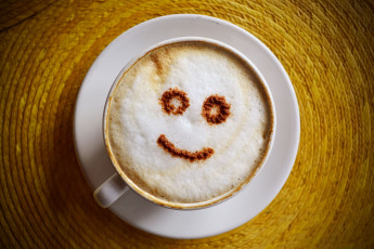 Картинка еда кофе +кофейные+зёрна пенка капучино рисунок