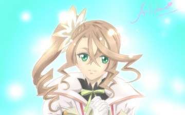 обоя аниме, tales of zestiria, взгляд, девушка, фон