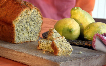 Картинка еда хлеб +выпечка маковый лимоны