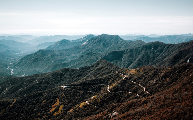 Обои картинки фото природа, горы, вершины, тропинки