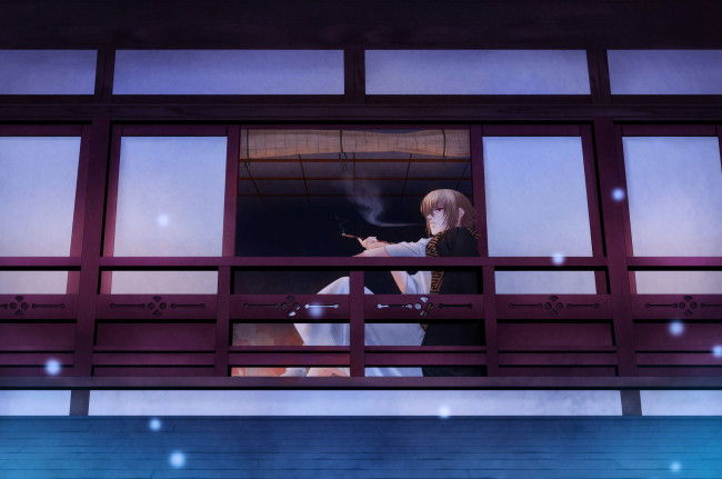 Обои картинки фото аниме, hakuouki, kazama, chikage