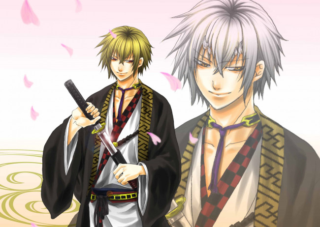 Обои картинки фото аниме, hakuouki, kazama, chikage