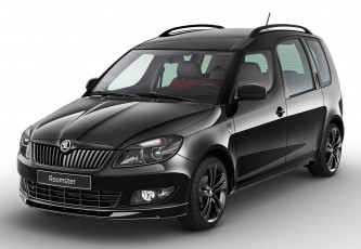 Картинка skoda+roomster+noire+2013 автомобили skoda roomster noire 2013 чёрный
