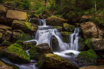 Картинка природа водопады простор