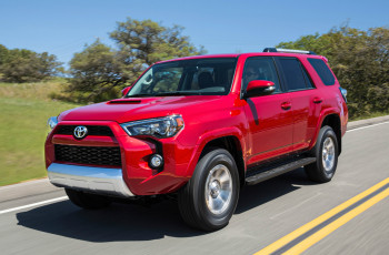 Картинка toyota+4runner+2013 автомобили toyota красный 2013 4runner