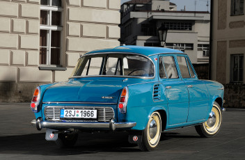 Картинка skoda+1000+mb+1966 автомобили skoda 1000 mb 1966 blue