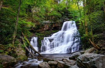 Картинка природа водопады простор