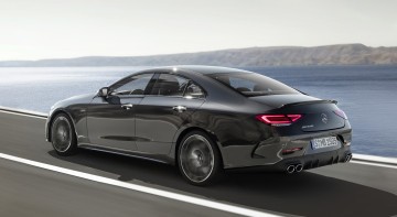 Картинка mercedes-benz+amg+cls-53+4matic++2019 автомобили mercedes-benz чёрный amg cls-53 4matic 2019