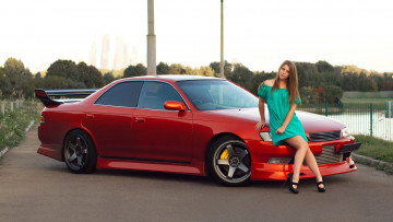 Картинка автомобили -авто+с+девушками toyota mark ii