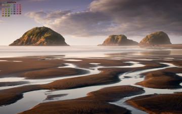 Картинка календари природа 2018 холм водоем