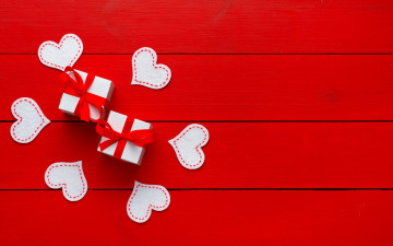 Картинка праздничные день+святого+валентина +сердечки +любовь сердечки подарки фон