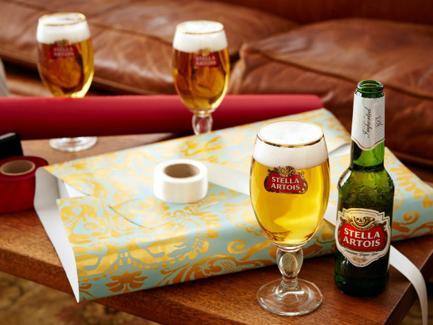 Обои картинки фото бренды, stella artois, пиво