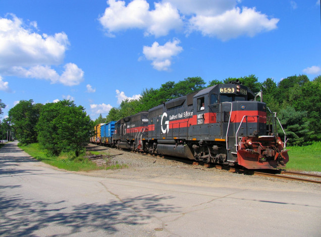 Обои картинки фото техника, поезда, локомотив, состав