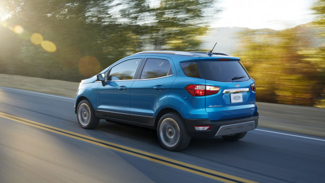 Обои картинки фото ford ecosport 2018, автомобили, ford, ecosport, 2018, blue