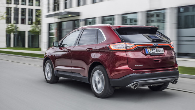 Обои картинки фото ford edge 2017, автомобили, ford, edge, 2017, red