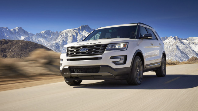 Обои картинки фото ford explorer xlt sport appearance package 2017, автомобили, ford, xlt, explorer, 2017, package, sport, appearance