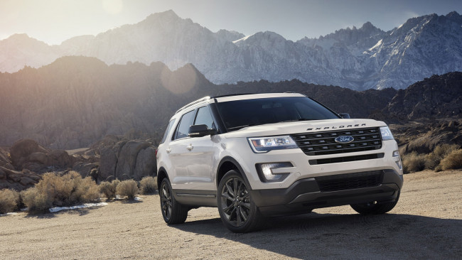 Обои картинки фото ford explorer xlt sport appearance package 2017, автомобили, ford, explorer, xlt, sport, appearance, package, 2017