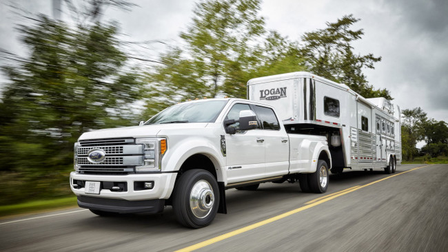 Обои картинки фото ford f-450 super duty platinum crew cab 2017, автомобили, ford, 2017, cab, platinum, duty, super, f-450, crew