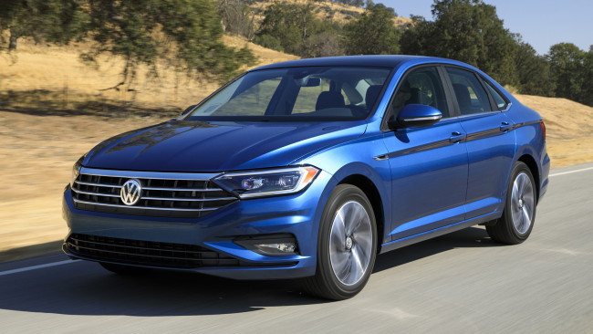 Обои картинки фото volkswagen jetta 2019, автомобили, volkswagen, blue, 2019, jetta