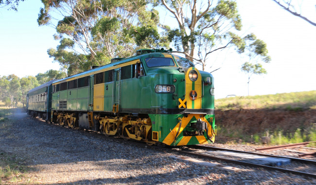 Обои картинки фото техника, поезда, локомотив, состав