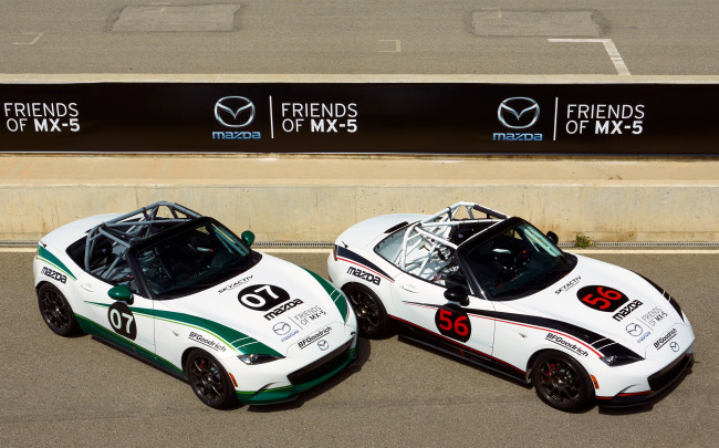 Обои картинки фото mazda mx-5 cup 2015, автомобили, mazda, 2015, mx-5, cup