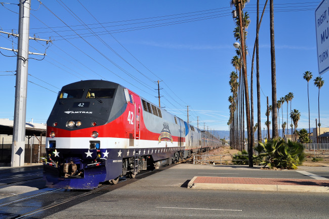 Обои картинки фото техника, поезда, локомотив, состав