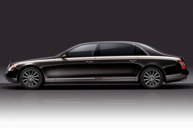 Обои картинки фото maybach 62 zeppelin 2009, автомобили, maybach, zeppelin, 62, 2009